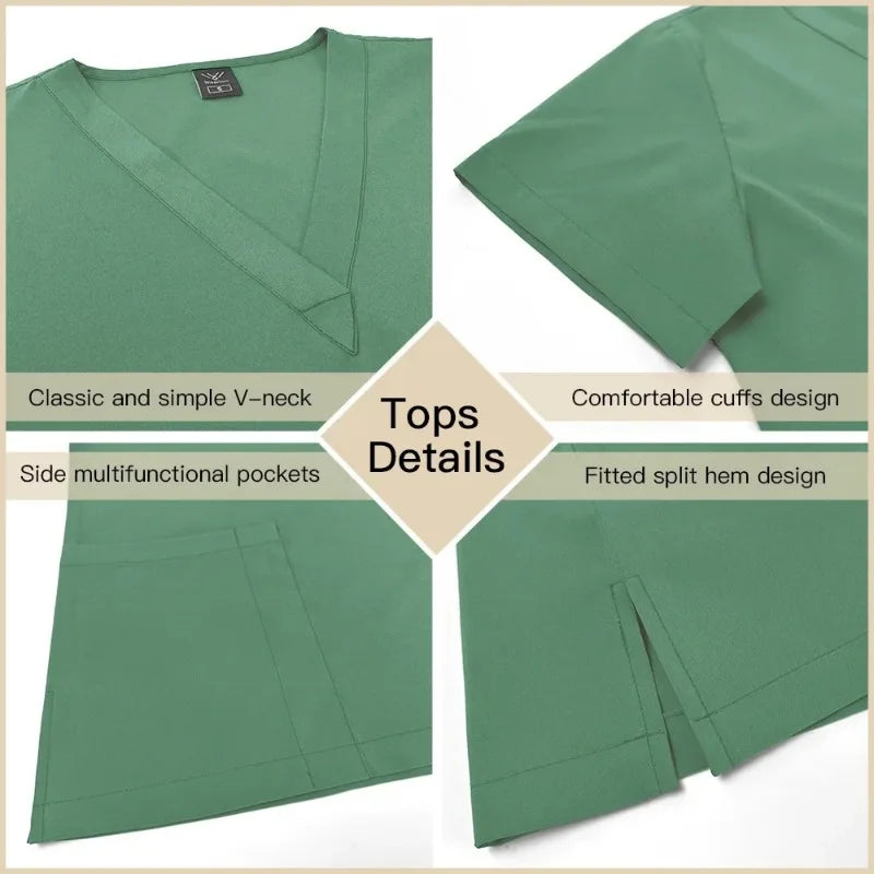 Butterfly Scrubs Slim Fit Medical Scrubs Uniform