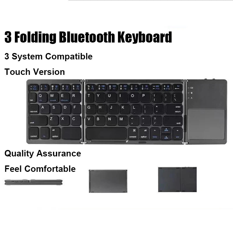 Tech Introducing our Wireless Folding Keyboard with Touchpad