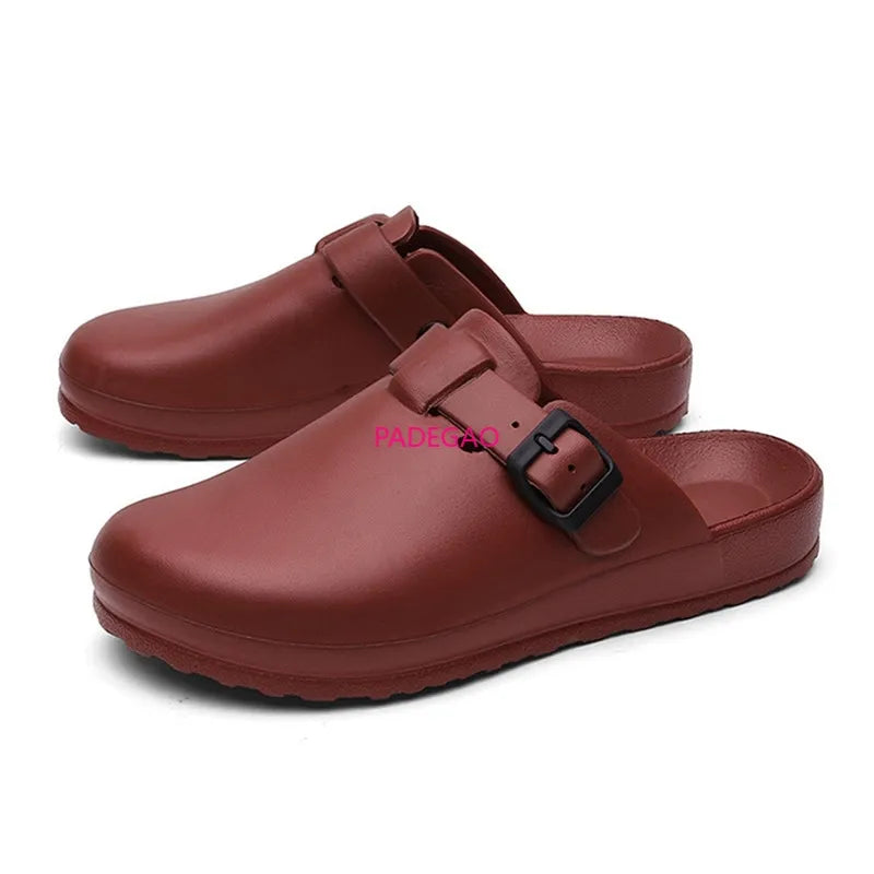 Slip In Black Clogs Comfortable Shoes for Healthcare Workers: